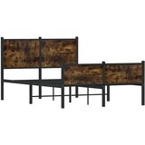  Metalni okvir kreveta bez madraca boja hrasta 120x190 cm | Eponuda.ba