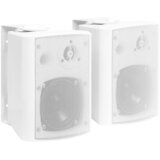 vidaXL Zidni stereo zvučnici 2 kom bijeli unutarnji/vanjski 80 W cijene