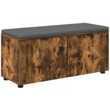  Haldna klop z blazino z vrati Dimljeni oreh 100 x 38 x 46 cm, (5000155656) | Shoptok.si