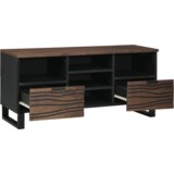vidaXL TV omara 100x33.5x46 cm Trdna lesena mangovka & inženirski les | Shoptok.si