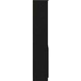  Visoka komoda crna hrast 70x35x180 cm od konstruiranog drva | Eponuda.com
