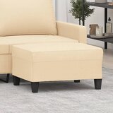 vidaXL Stolček za noge krem 70x55x41 cm blago Cene