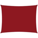 vidaXL Senčno jadro oksford blago pravokotno 2,5x3,5 m rdeče | Shoptok.si