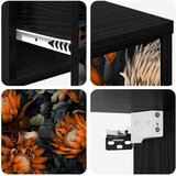  Wall-mounted noćni ormarić LOCHEM 2 kom. Crni hrast | shoptok.hr
