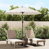 Vanjski suncobran s aluminijskim stupom 270 cm pješčano bijeli Cijene