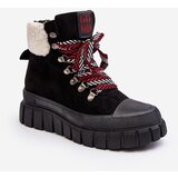Boto Lined Boots Trappers on Thick Sole Black Ralotta | Eponuda.ba