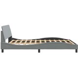  Okvir za krevet Dover svjetlosivi 160 x 200 cm od tkanine | shoptok.hr