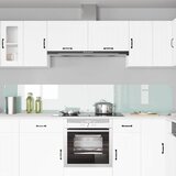  Kuhinjski zid 2 pcs Bijelo 120 x 40 cm Staklo otporno na udarce | shoptok.hr