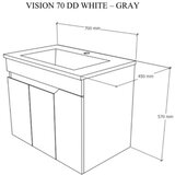 Vision 70 White-Grey | shoptok.hr