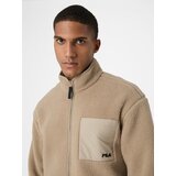 Fila Jopa iz flisa 'Valgrana' svetlo bež / svetlo rjava | Shoptok.si