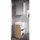 MID.YOU Kopalnica Za Goste Lumia, Bela, Barva Hrasta | Shoptok.si