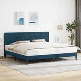  Okvir za krevet s uzglavljem Plava 200 x 200 cm Baršun - Plava 200 x 200 cm | shoptok.hr
