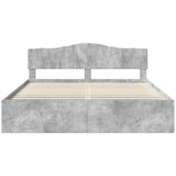  Konstrukcija postelje Beton 180 x 200 cm Masivno borovo les, (5000102098) | Shoptok.si