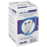 Prizma Trake za merenje šećera GlucoSure AutoCode, 25 komada Cene