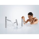Hansgrohe enoročna armatura za umivalnik Talis Select S 80 brez zgornjega dela sifona (72041000) | Shoptok.si