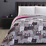 DecoKing Prekrivač Cats Invasion 260x280 cm, siva | shoptok.hr