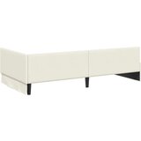 vidaXL Kutni okvir kreveta Krema 80 x 200 cm Velvet i inženjerski drvo | shoptok.hr