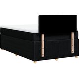  Krevet s oprugama i madracem crni 120 x 200cm od tkanine | shoptok.hr