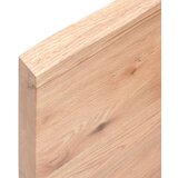 Stolna ploča svjetlosmeđa 100 x 40 x 4 cm tretirana hrastovina | shoptok.hr