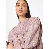 Line of Oslo Dolga srajca 'Laura' svetlo rjava / majnica / črna / bela | Shoptok.si