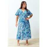 Trendyol Curve Multi Color Patterned A-line Woven Dress Cijene