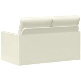  Kauč za dvoje Krem 130 x 81 x 82 cm Kordura tekstil Slike