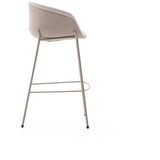 Kave Home Bež barski stol (višina sedeža 75 cm) Yvette – | Shoptok.si