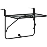 vidaXL balkonski stol crni 60 x 40 cm čelični | shoptok.hr