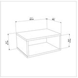 Hanah home noćni ormarić dora beige | ePonuda.com