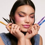 3INA The Color Pen Eyeliner črtalo za oči v obliki flomastra odtenek 482 - Purple 1 ml | Shoptok.si