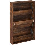 Ormarić za cipele sa zrcalom 3 razine boja hrasta 63x17x102,5cm | Eponuda.ba