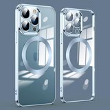 INORCO Za iPhone 12 Pro Max Funda magnetica za telefon, združljiv s prosojnostjo za telefon MagSafe Acrylic + TPU z zaščito za lente de vidrio, (22035480) Cene
