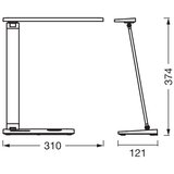 Osram prigušiva LED stona lampa OFFICE LINE LED/17W/230V crna | Eponuda.com