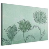 Artgeist Slika Na Platnu Three Flowers | Shoptok.si