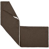  Jastuk s jastukom HEERLEN Sivosmeđa 40 x 145 cm Tkanina | shoptok.hr