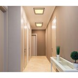Globo LED stropna svjetiljka Carla (12 W, Topla bijela, Smeđa, D x Š x V: 30 x 30 x 7,5 cm) | shoptok.hr
