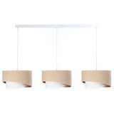  Luster na sajli GALAXY 3xE27/60W/230V bež/beli/zlatni | Eponuda.com