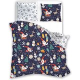 Faro posteljnina 2-delna božični motiv holy jolly 012 | Shoptok.si
