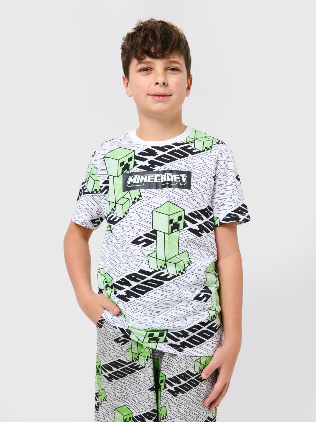 Sinsay Pamučna majica kratkih rukava Minecraft | shoptok.hr
