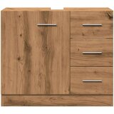 vidaXL Omarica za umivalnik artisian hrast 63x30x54 cm inženirski les | Shoptok.si