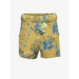 name it Yellow Girl Patterned Shorts Florence - Girls