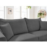 Bobochic Paris Siva sklopiva sofa od samta 225 cm Augustin – | shoptok.hr