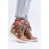 Boto Women's Pink Wedge Sneakers Leoppa | shoptok.hr