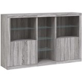  Komoda s LED svjetlima boja sivog hrasta 162x37x100 cm | shoptok.hr