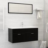 The Living Store Vgradni umivalnik s pipo 101x39x18 cm keramičen bel - Umivalnik, (21660841) Cene