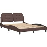  Okvir za krevet s uzglavljem smeđi 120x200 cm od umjetne kože | shoptok.hr