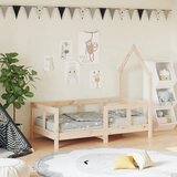 The Living Store Otroški posteljni okvir 70x140 cm trdna borovina - Otroški Posteljni Okvir, (21625246) | Shoptok.si