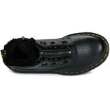 Dr. Martens Pol&amp;scaron;kornji 1460 ZIP WL BLACK MILLED NAPPA Črna Slike