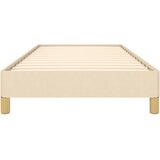  Okvir kreveta bez madraca Krem 80x200cm Tkanina | shoptok.hr