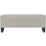  Klupa svjetlosiva 100 x 35 x 41 cm od mikrovlakana | Eponuda.ba